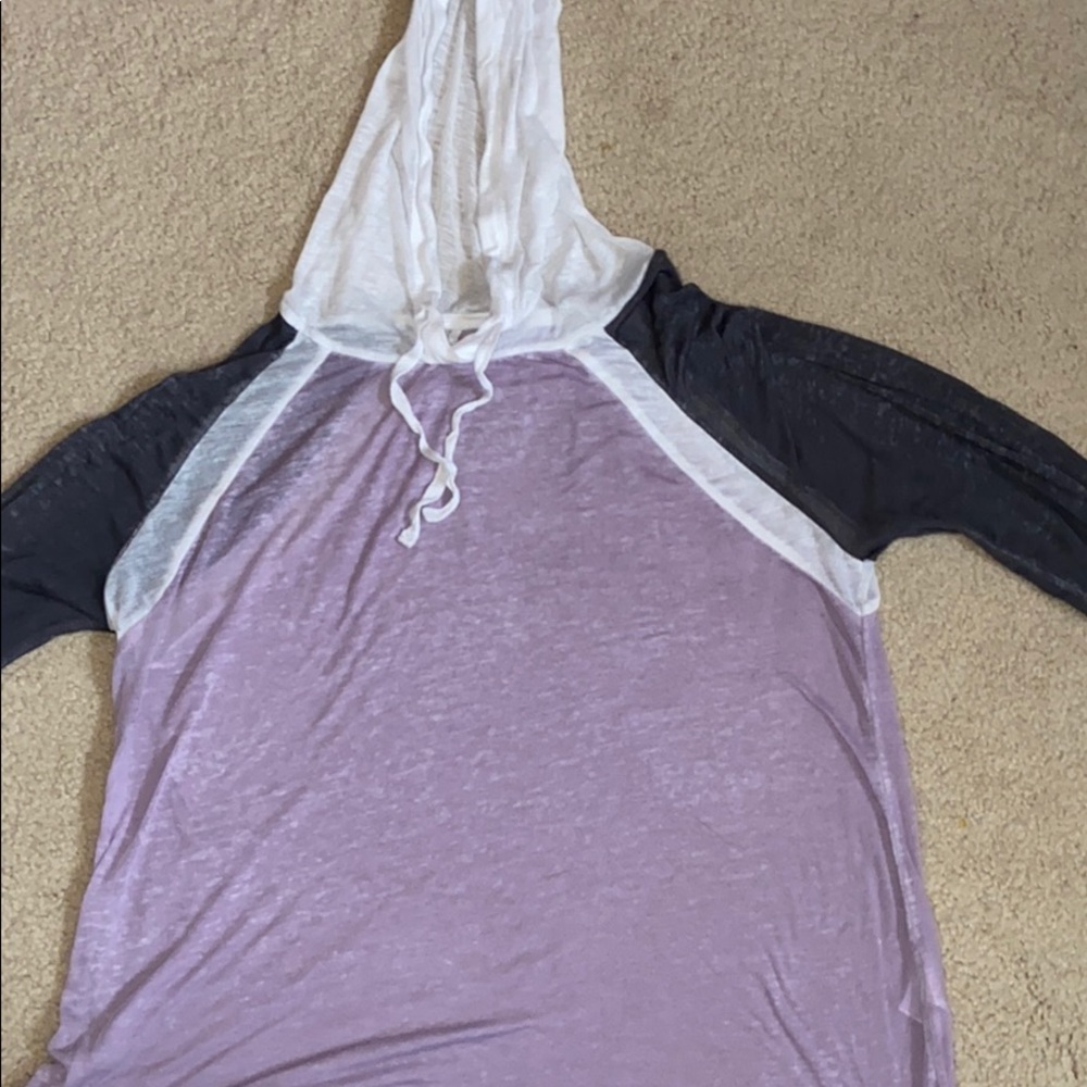 T-shirt with hoodie